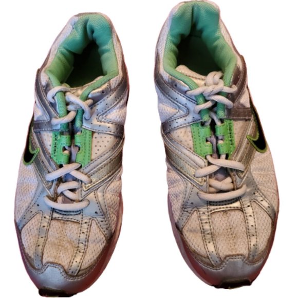 Nike Air ‘N'Sight’ Running Shoes Silver Green 8 - Picture 5 of 11